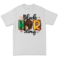 Dove Grey black story Premium Tee - MaliasSmallBusiness
