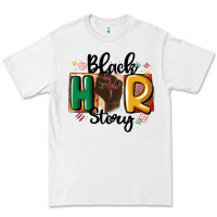 White black story Premium Tee - MaliasSmallBusiness