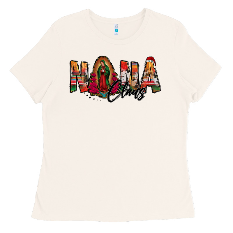 Nana Claus Lady Of Guadalupe Ladies Tee by Jasminsmagicworld | Teevron