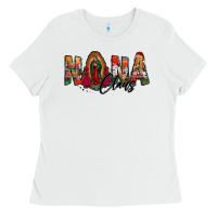 White nana claus lady of guadalupe Ladies Tee - Jasminsmagicworld
