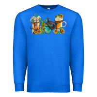 True Royal western coffee cups with sunflower and gemstone bbs Premium Sweatshirt - BundleAndBundleShop