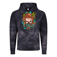 Western Rodeo Girl Braid Red Hair Vintage Hoodie | Teevron