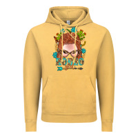 Vintage Mustard Western Rodeo Girl Braid Red Hair Vintage Hoodie - BundleAndBundleShop