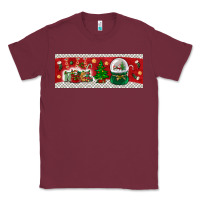 Burgundy noel Classic Tee - BundleAndBundleShop