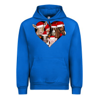 Cobalt farm animals christmas Urban Hoodie - CowhideDigitalArt