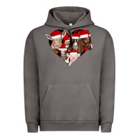 Pigment Tornado farm animals christmas Urban Hoodie - CowhideDigitalArt