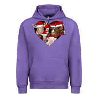 Tulip farm animals christmas Urban Hoodie - CowhideDigitalArt