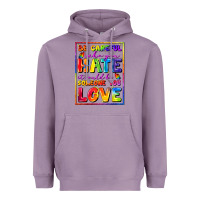 Lavender Be careful who you hate it could be someone you Heavyweight Hoodie - FaDigitalArtStudio