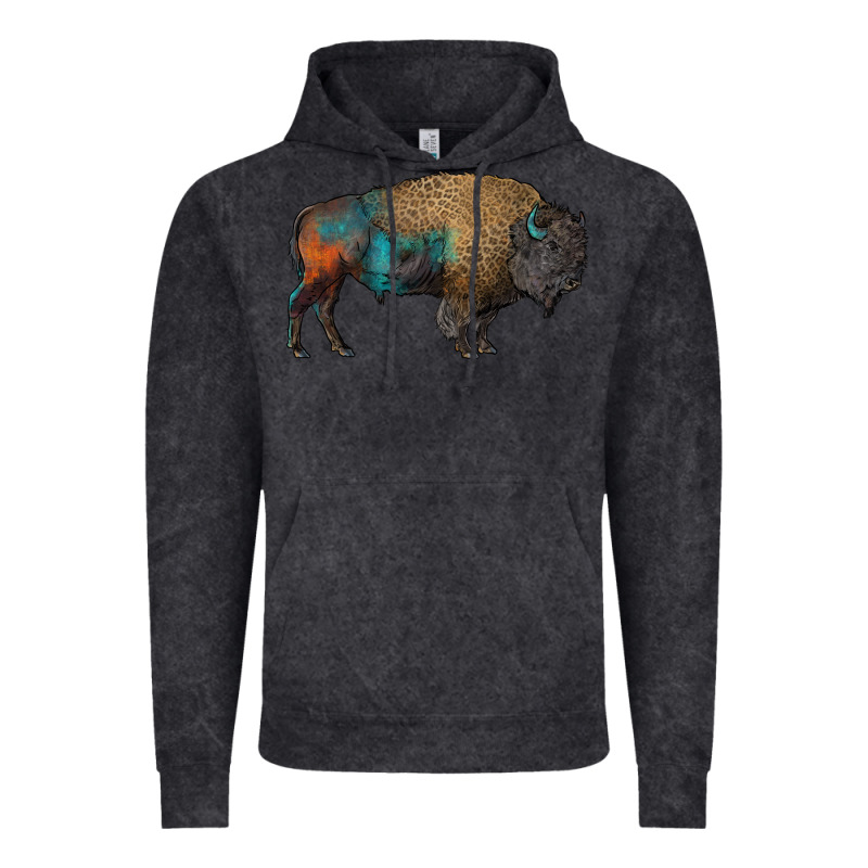 Leopard Bison Vintage Hoodie by RanaPortraitStore | Teevron