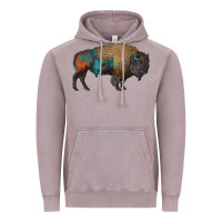 Vintage Zinc leopard bison Vintage Hoodie - RanaPortraitStore