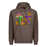 Coffee texas mardi gras olivia Premium Hoodie - OliviaCreatesArt