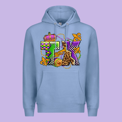 Texas Mardi Gras Olivia Premium Hoodie Designed By Oliviacreatesart