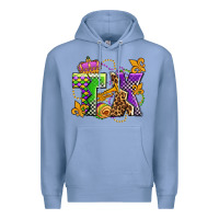 Colony Blue texas mardi gras olivia Premium Hoodie - OliviaCreatesArt