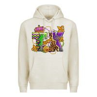 Oatmeal Heather texas mardi gras olivia Premium Hoodie - OliviaCreatesArt