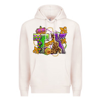 Pale Pink texas mardi gras olivia Premium Hoodie - OliviaCreatesArt