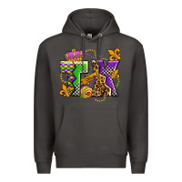 Smoke texas mardi gras olivia Premium Hoodie - OliviaCreatesArt