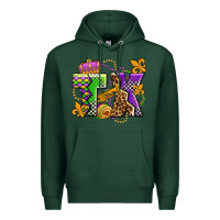Sports Green texas mardi gras olivia Premium Hoodie - OliviaCreatesArt