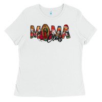 White mama claus lady of guadalupe Ladies Tee - Jasminsmagicworld