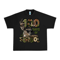Black 100 days of school hunting deer Urban Heavy Tee - LillyAllenDesigns