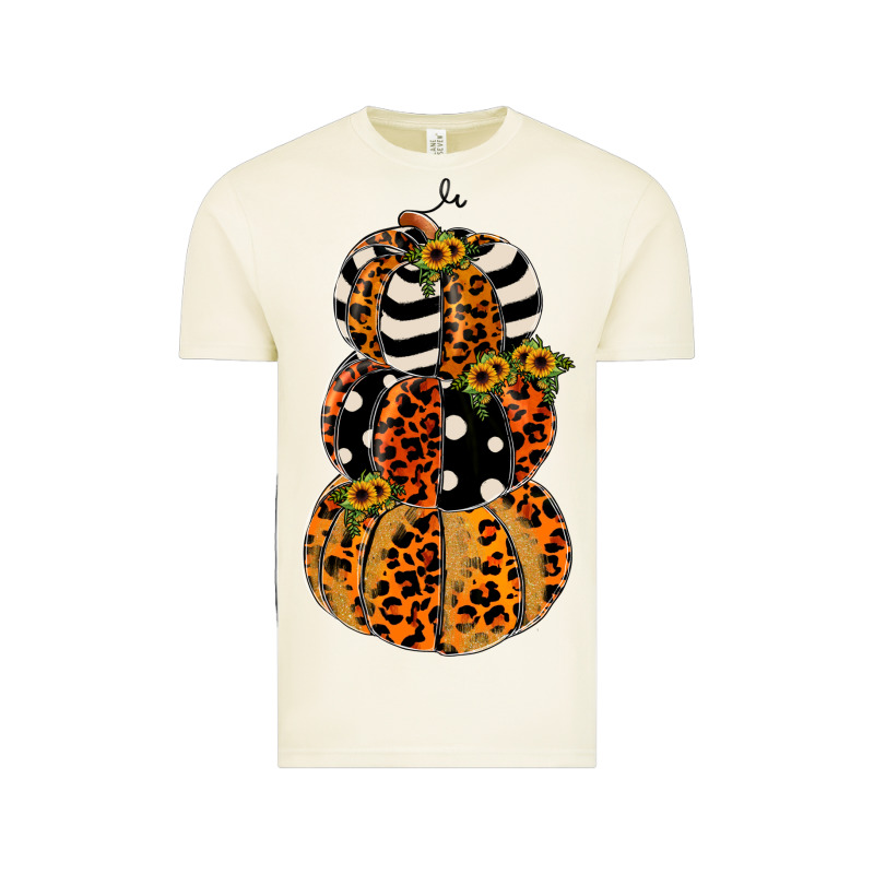 Leopard Pumpkin Polka Dot Sunflower Vintage Tee by JahusDesignShop | Teevron