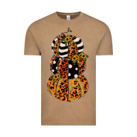 Vintage Coffee leopard pumpkin polka dot sunflower Vintage Tee - JahusDesignShop