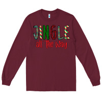 Burgundy jingle all the way Long Sleeve Tee - Bettercallsaul