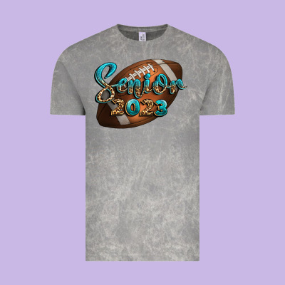 American Football Senior 2023 Vintage Tee Designed By Bundleandbundleshop