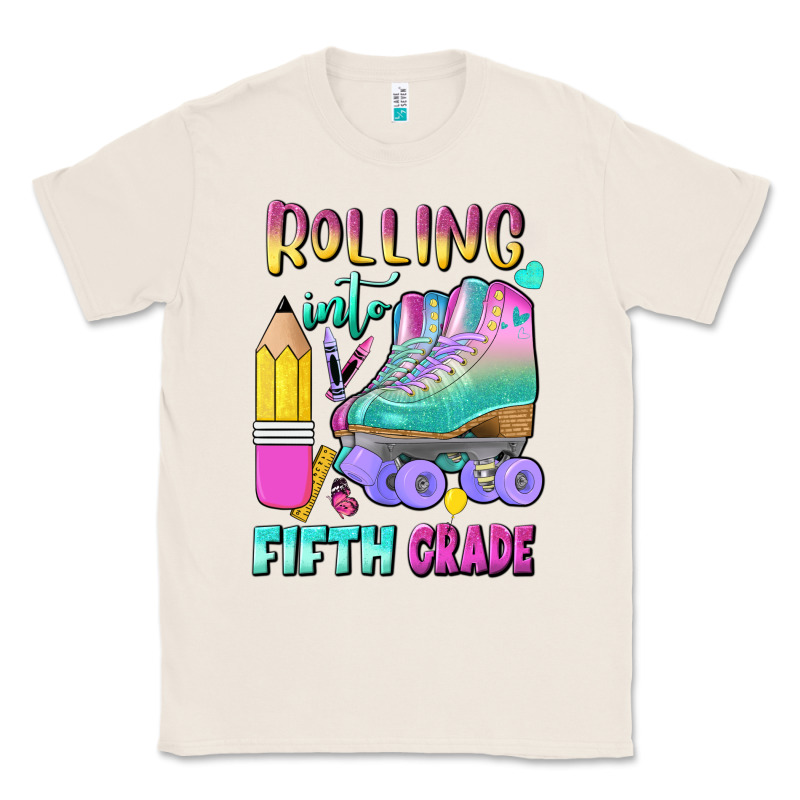 Rolling Into Fifth Grade Classic Tee by BundleAndBundleShop | Teevron