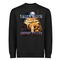 Black Salem Witch Book Club Heavyweight Sweatshirt - texasbilliewilder