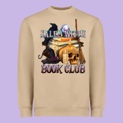 Salem Witch Book Club Heavyweight Sweatshirt Designed By Texasbilliewilder