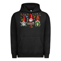 Pigment Black christmas gnomes celebration Urban Hoodie - CowhideDigitalArt