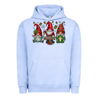 Pigment Grape Ice christmas gnomes celebration Urban Hoodie - CowhideDigitalArt