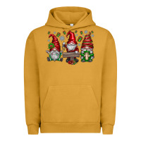Pigment Peanut Butter christmas gnomes celebration Urban Hoodie - CowhideDigitalArt