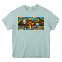 Arona hanukkah with candlestick Heavy Core Tee - AdoDesignShop