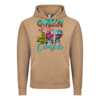 Vintage Coffee Queen Of The Camper Vintage Hoodie - BundleAndBundleShop
