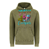 Vintage Olive Queen Of The Camper Vintage Hoodie - BundleAndBundleShop