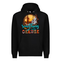 Black something in the orange olivia Premium Hoodie - OliviaCreatesArt