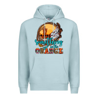 Blue Mist something in the orange olivia Premium Hoodie - OliviaCreatesArt