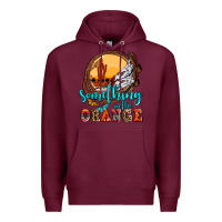 Burgundy something in the orange olivia Premium Hoodie - OliviaCreatesArt