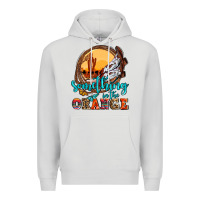 Dove Grey something in the orange olivia Premium Hoodie - OliviaCreatesArt