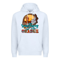 White something in the orange olivia Premium Hoodie - OliviaCreatesArt