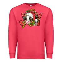 Cardinal joy christmas with cow bbs Premium Sweatshirt - BundleAndBundleShop