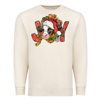 Sandshell joy christmas with cow bbs Premium Sweatshirt - BundleAndBundleShop