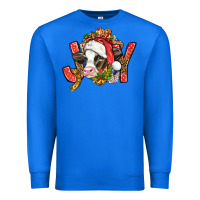 True Royal joy christmas with cow bbs Premium Sweatshirt - BundleAndBundleShop