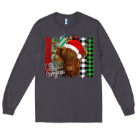 Smoke Merry Christmas Cow Long Sleeve Tee - Bettercallsaul