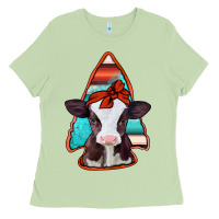 Matcha baby calf arrowhead Ladies Tee - Jasminsmagicworld