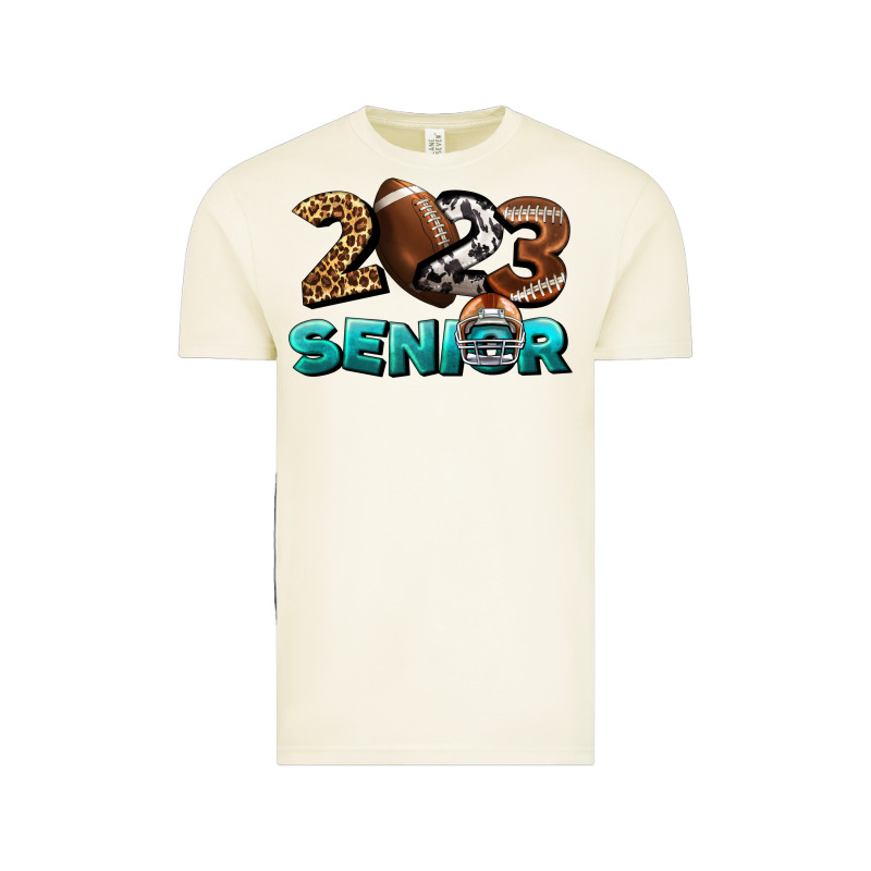 American Football Senior 2023 Vintage Tee by BundleAndBundleShop | Teevron