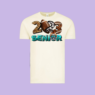 American Football Senior 2023 Vintage Tee Designed By Bundleandbundleshop