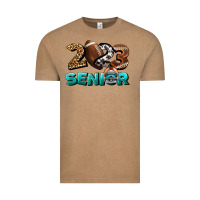 Vintage Coffee American Football Senior 2023 Vintage Tee - BundleAndBundleShop