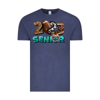 Vintage Denim American Football Senior 2023 Vintage Tee - BundleAndBundleShop